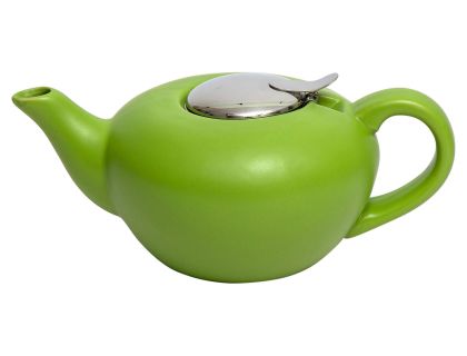 ФЕЛИЧИТА, чайник 1000мл с фильтром, МАТОВЫЙ, зеленый, цветная упаковка