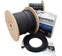Саморегулирующийся кабель SAMREG 16-2CR 16Вт с UF-защитой для обогрева кровли и труб