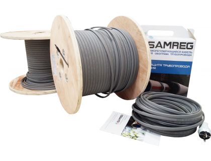 Саморегулирующийся кабель SAMREG 24-2 24Вт для обогрева труб