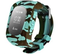 Умные детские часы с GPS Smart Baby Watch Q50 Camo Green
