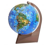 Глобус Земли для детей, диаметр 210 мм, на треугольной подставке